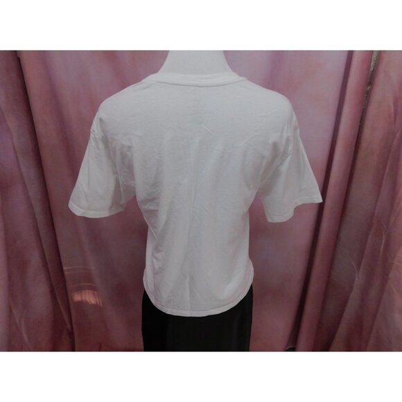 OG Organic Generation Japanese Anime Cropped Tee Women Small White Top - Picture 4 of 8